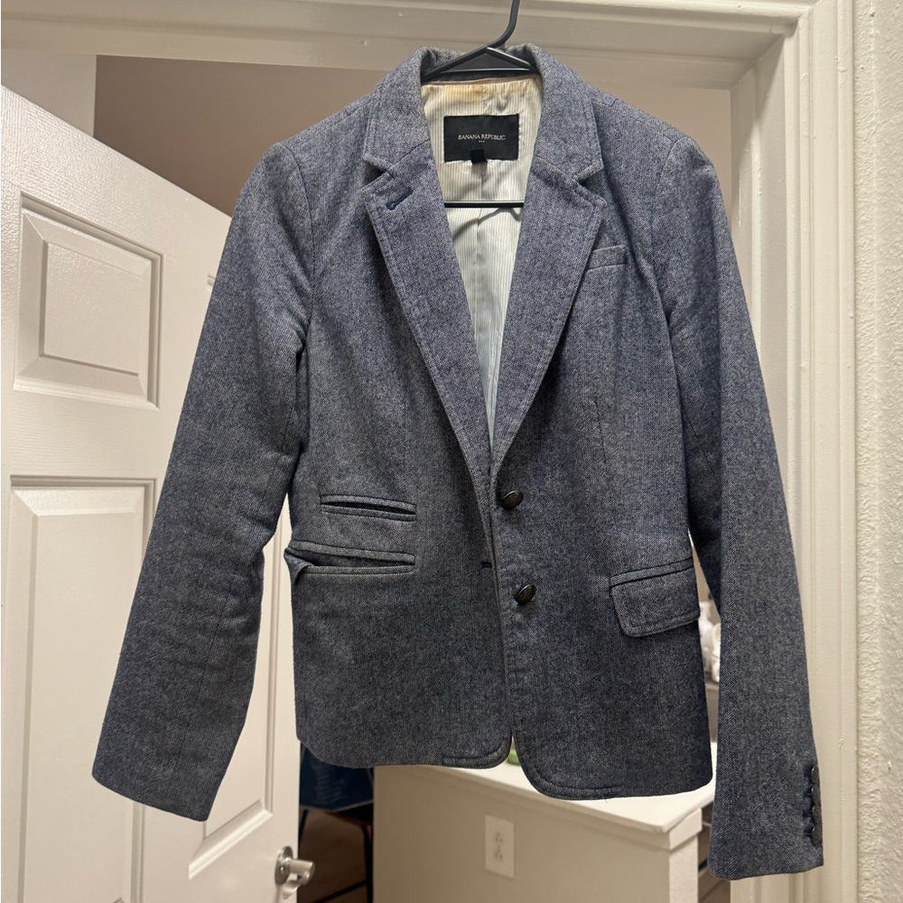 Gray Wool Blazer